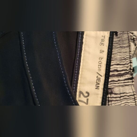 Rag & Bone Black Stretch Skinny Jeans - Picture 5 of 7